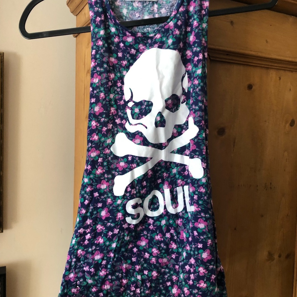 Soulcycle Skull tank!